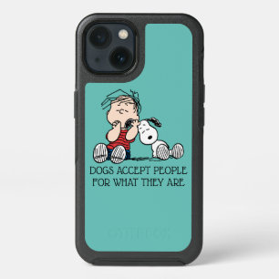 Linus Comforted With Snoopy's Ear iPhone 13 Case