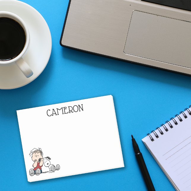 Linus Comforted With Snoopy's Ear Post-it Notes (Creator Uploaded)