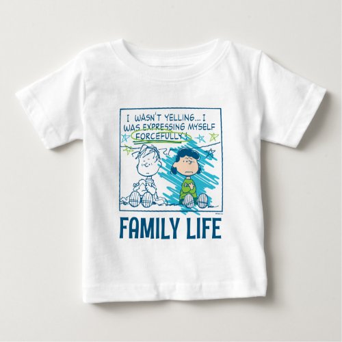 Linus  Lucy I Wasnt Yelling Baby T_Shirt