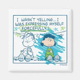 Linus & Lucy "I Wasn't Yelling…" Magnet