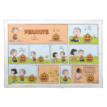 Linus & Lucy | Singing Jack-O-Lantern Cloth Placemat