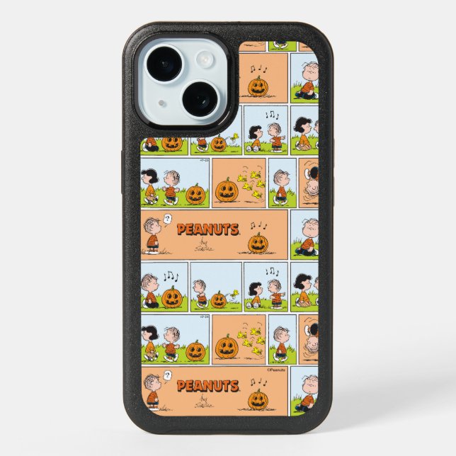 Linus & Lucy | Singing Jack-O-Lantern iPhone 15 Case (Back)