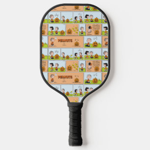 Linus & Lucy Singing Jack-O-Lantern Pickleball Paddle