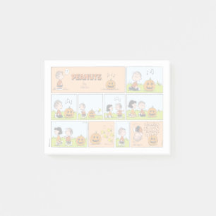 Linus & Lucy Singing Jack-O-Lantern Post-it Notes