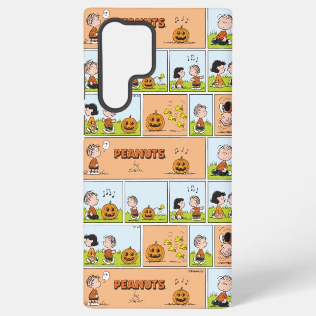 Linus & Lucy | Singing Jack-O-Lantern Samsung Galaxy Case (Back)