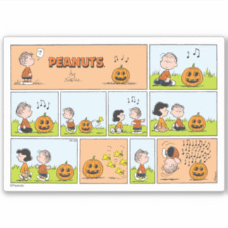 Linus & Lucy | Singing Jack-O-Lantern Sticker