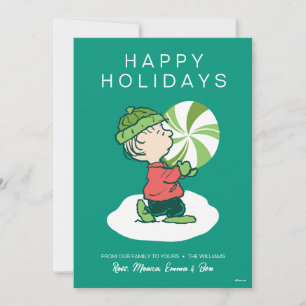 Linus Peppermint Candy Holiday Card