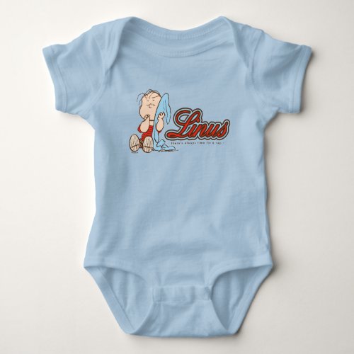 Linus _ Security is a Thumb and a Blanket Baby Bodysuit