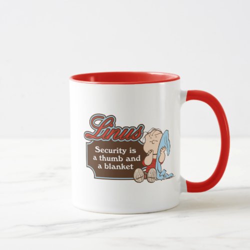 Linus _ Security is a Thumb and a Blanket Mug