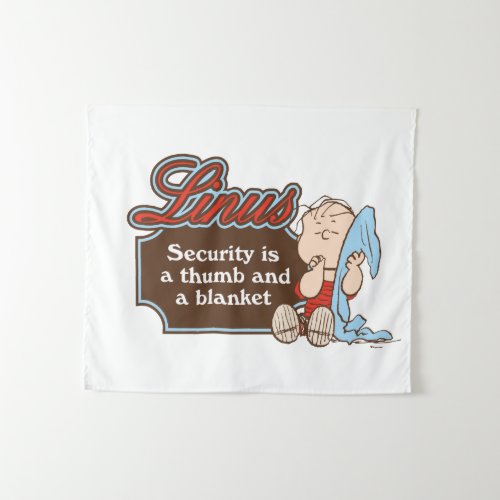 Linus _ Security is a Thumb and a Blanket Tapestry