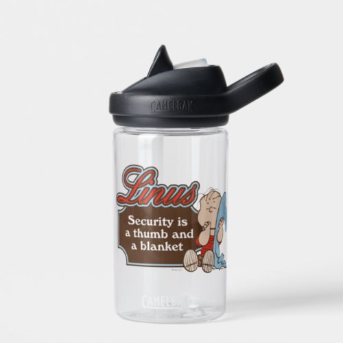 Linus _ Security is a Thumb and a Blanket Water Bottle