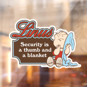 Linus - Security is a Thumb and a Blanket Window Cling