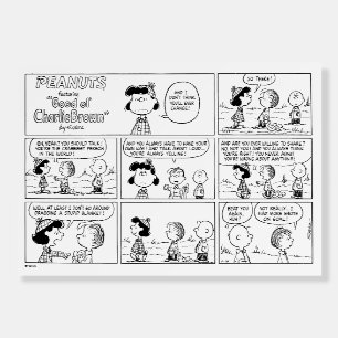 Linus Tells Lucy She's Crabby Foam Board