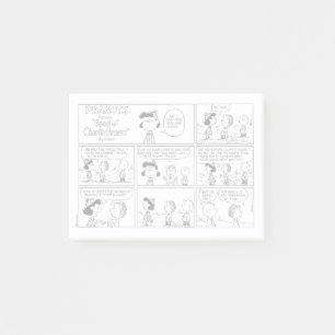 Linus Tells Lucy She's Crabby Post-it Notes