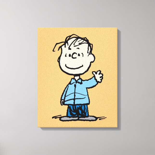 Linus Waving Canvas Print (Front)