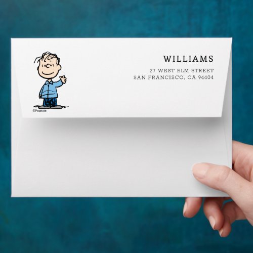 Linus Waving Envelope