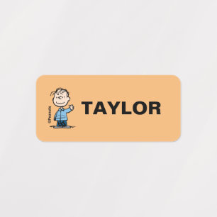 Linus Waving Kids' Labels