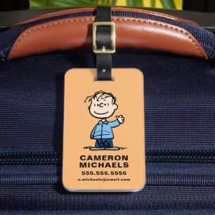 Linus Waving Luggage Tag