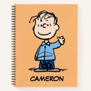 Linus Waving Notebook