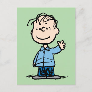 Linus Waving Postcard