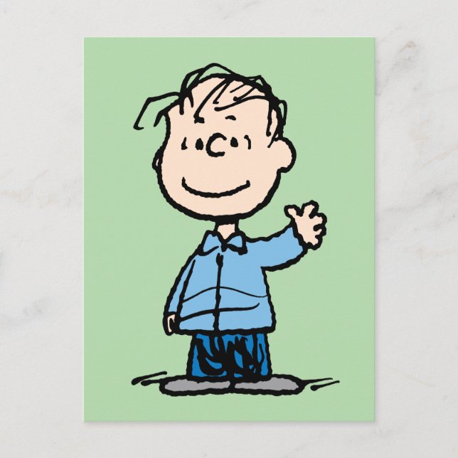 Linus Waving Postcard (Front)