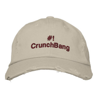 Linux - #!CrunchBang Embroidered Baseball Cap