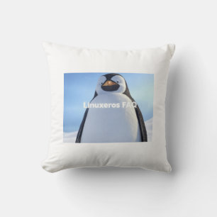 Linux FAQ Throw Pillow