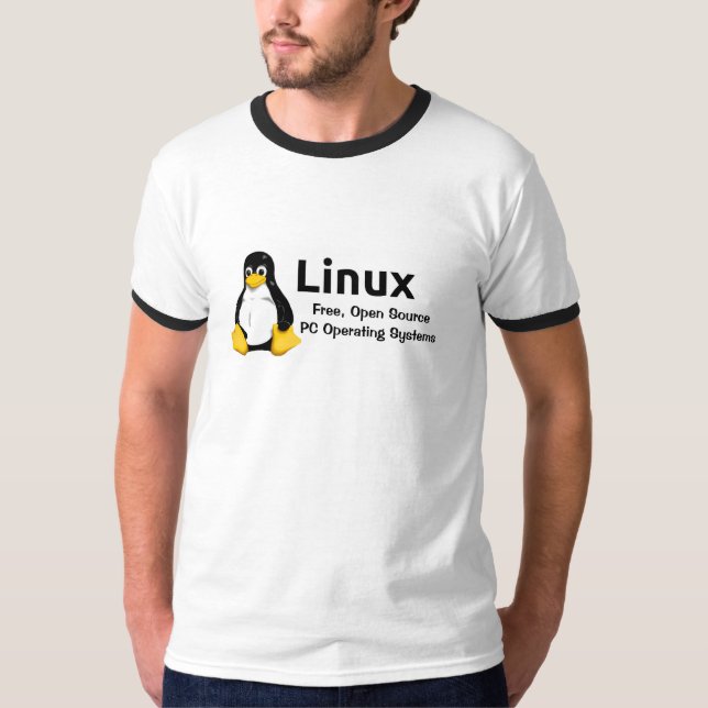 Linux: Free, Open Source T-shirt (Front)