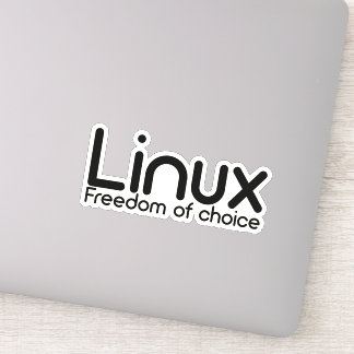 Linux - Freedom Of Choice Sticker