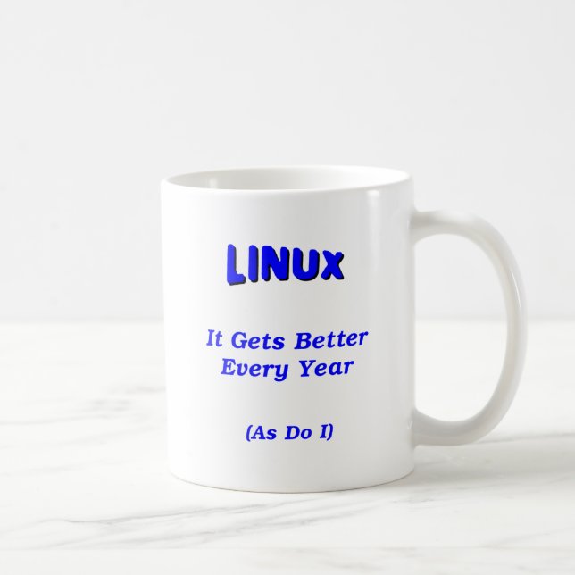 Linux Getting Better Coffee Mug (Right)