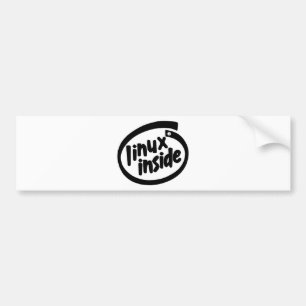 Linux inside bumper sticker