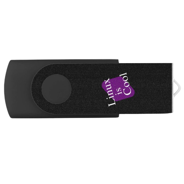 Linux is cool  flash drive (Front)