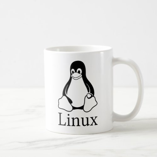 Linux Logo w Tux the Linux Penguin Coffee Mug