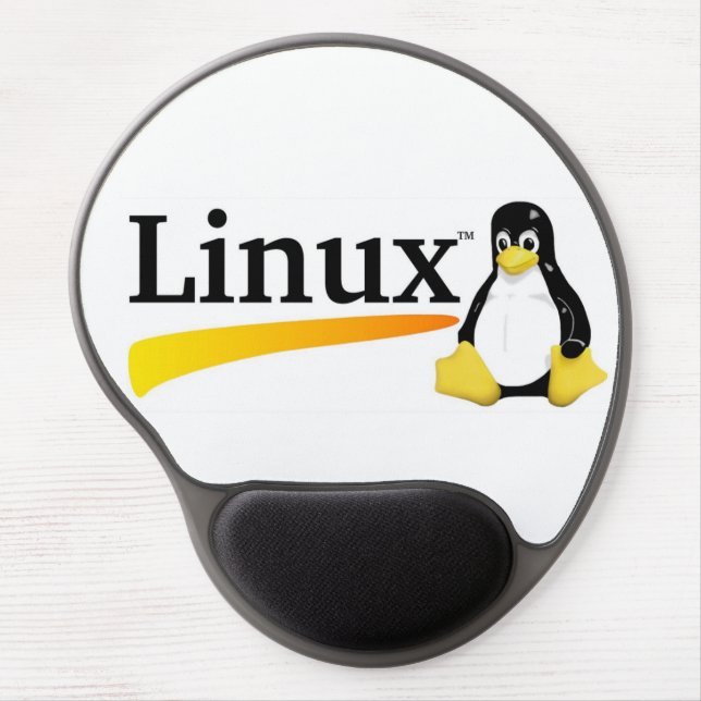 Linux Logo with Tux the Penguin Mouse Pad (Front)