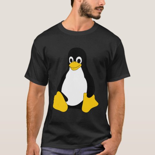 Linux Mascot Tux The Penguin T_Shirt