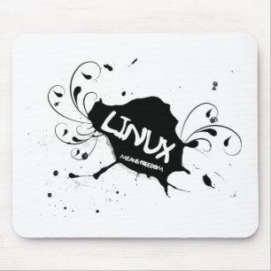 Linux Means Freedom Mouse Pad
