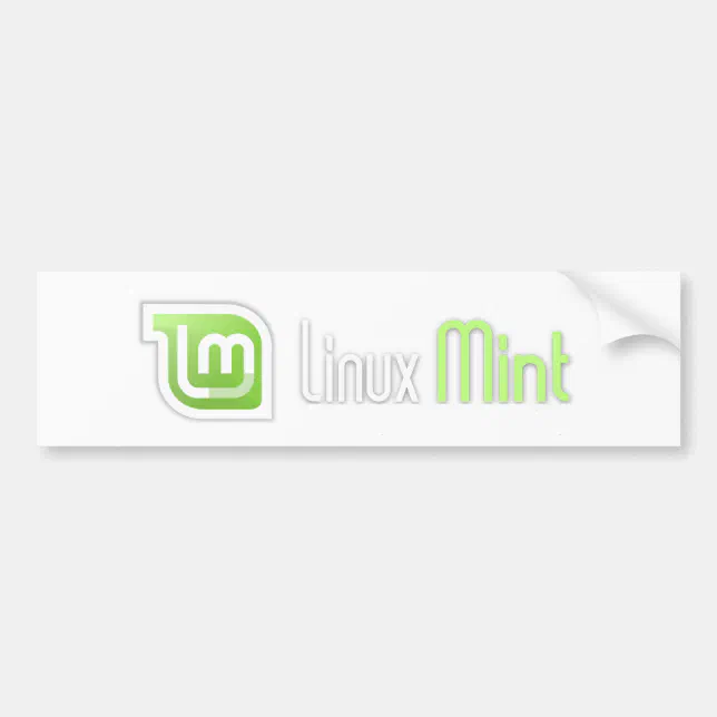 Linux Mint Bumper Sticker | Zazzle