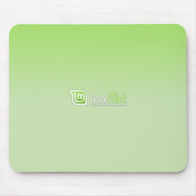 Linux Mint Green Mouse Pad (Front)