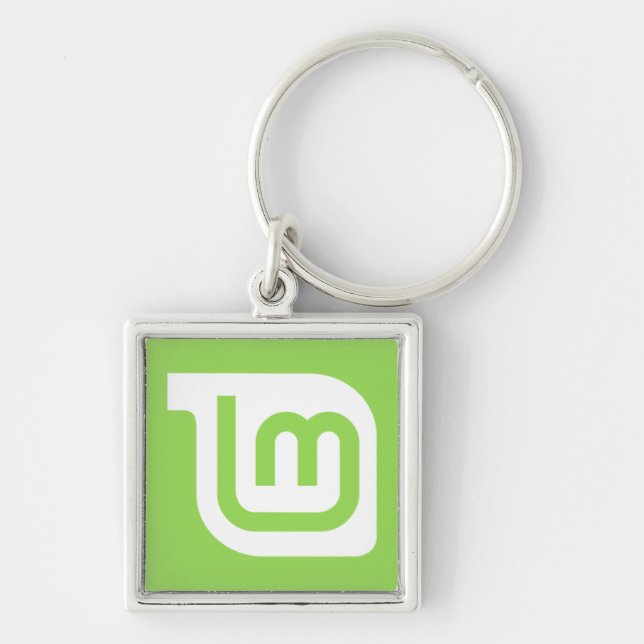 Linux Mint Logo Key Chain (Front)