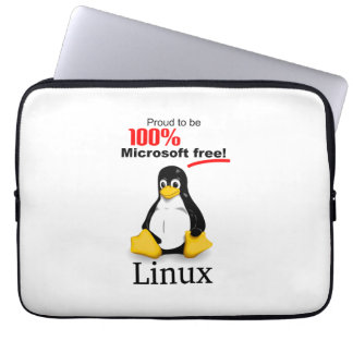 Linux Neoprene Laptop Sleeve 13" - Microsoft Free