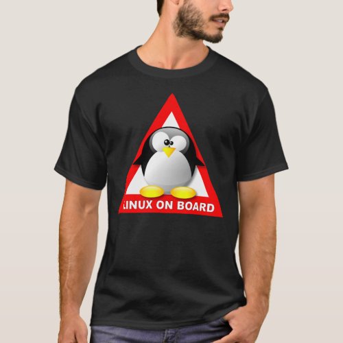 LINUX ON BOARD T_Shirt