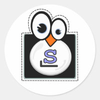 Linux Penguin Slackware Sticker