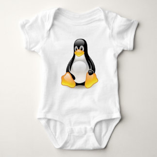 linux-penguin-tux baby bodysuit