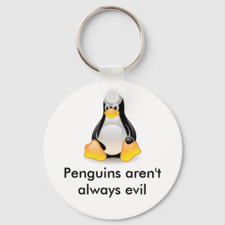 linux-penguin-tux keychain