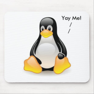 linux-penguin-tux mouse pad