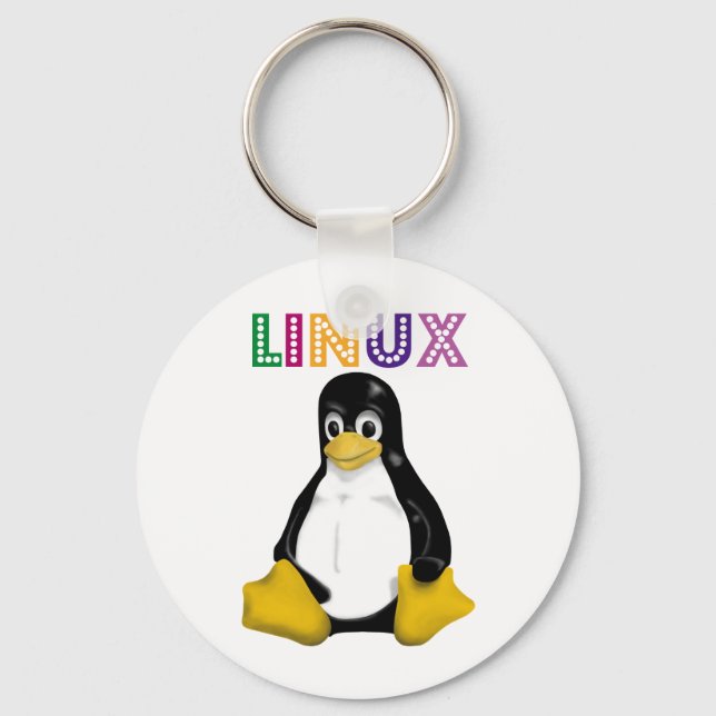 Linux Products & Designs! Keychain (Front)