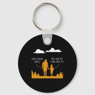 Linux Programmer Developer Coder Programming Gift Keychain