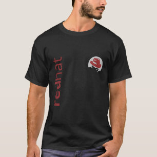 Linux Red Hat Fan Tee Tux Penguin Open Source Os L