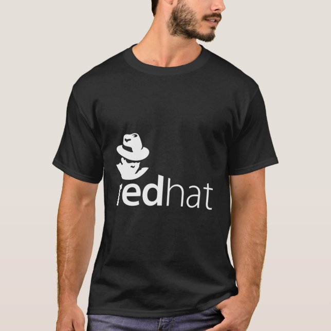 Linux Red Penguin Tux Open Source Os T-Shirt (Front)