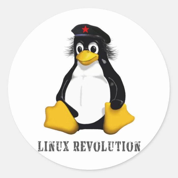 Linux Revolution Stickers